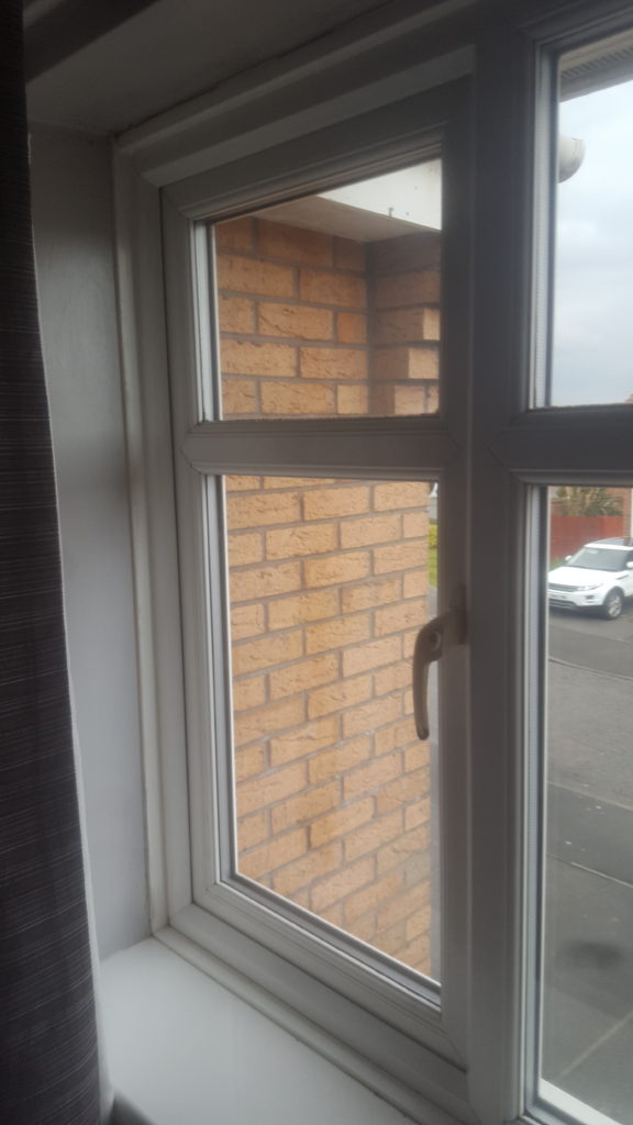 Smashed double glazing repair in Wallsend