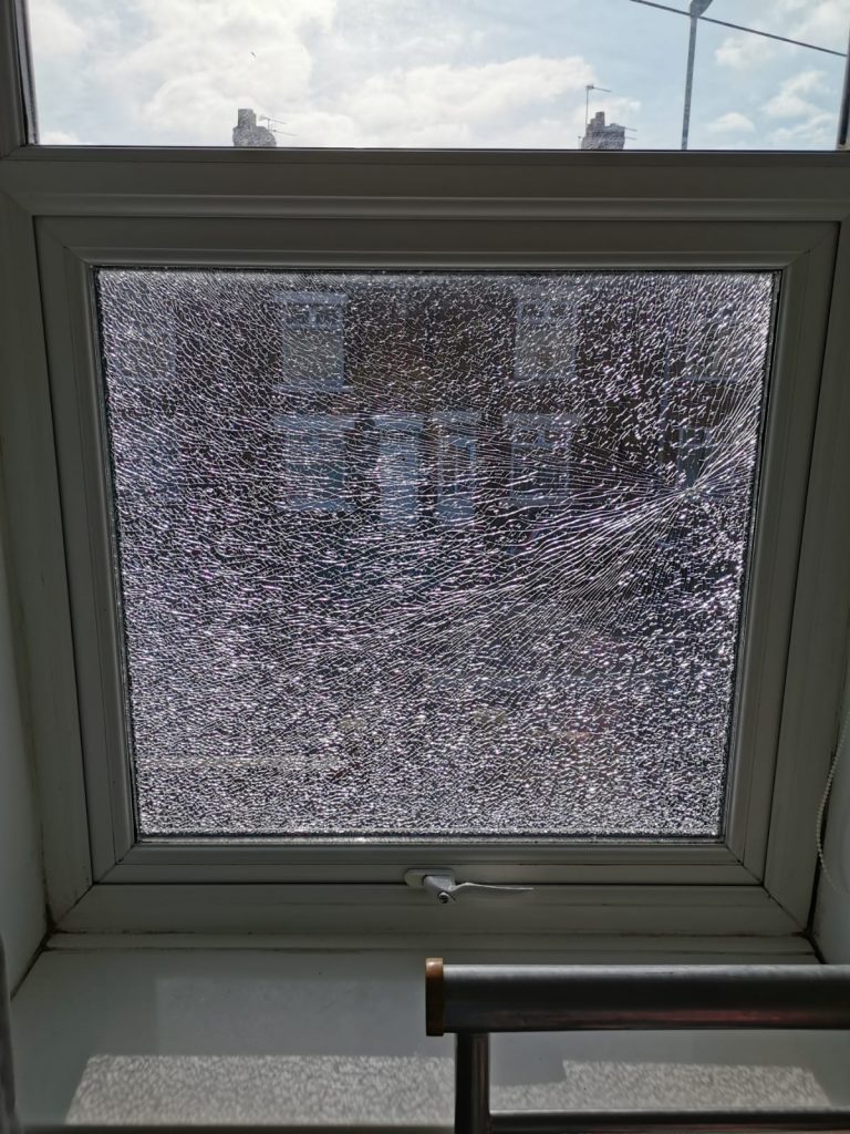 Broken window replacement